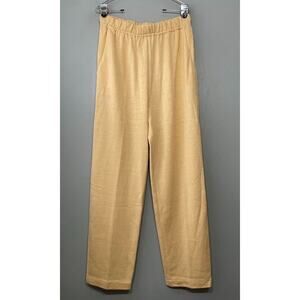 Vintage Tuscany Collection Size Large Gold Sweater Knit Pant Quiet Luxury Glam